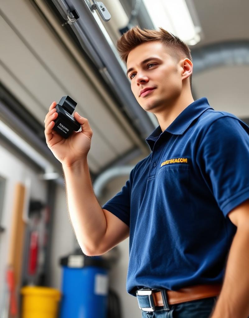 Garage Door Nordland technician testing safety features